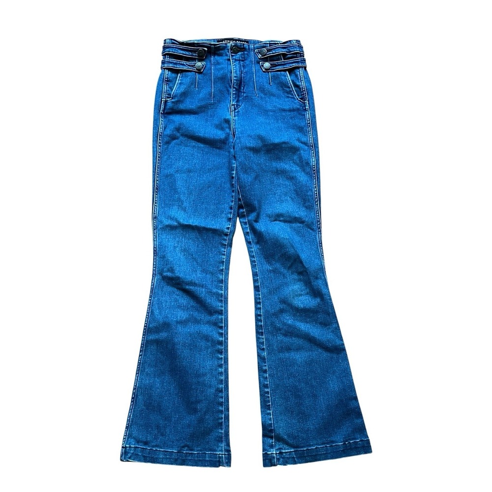 Veronica Beard Beverly Skinny Flare Jeans High Rise Stretch, Size 27